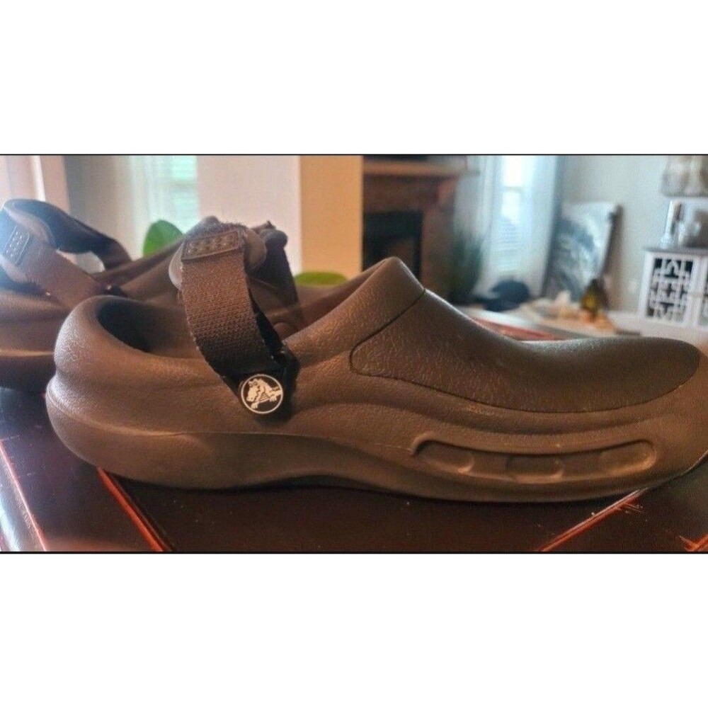 Crocs Mens Size 8 US / Womens 10 Black Casual Mules Clogs
